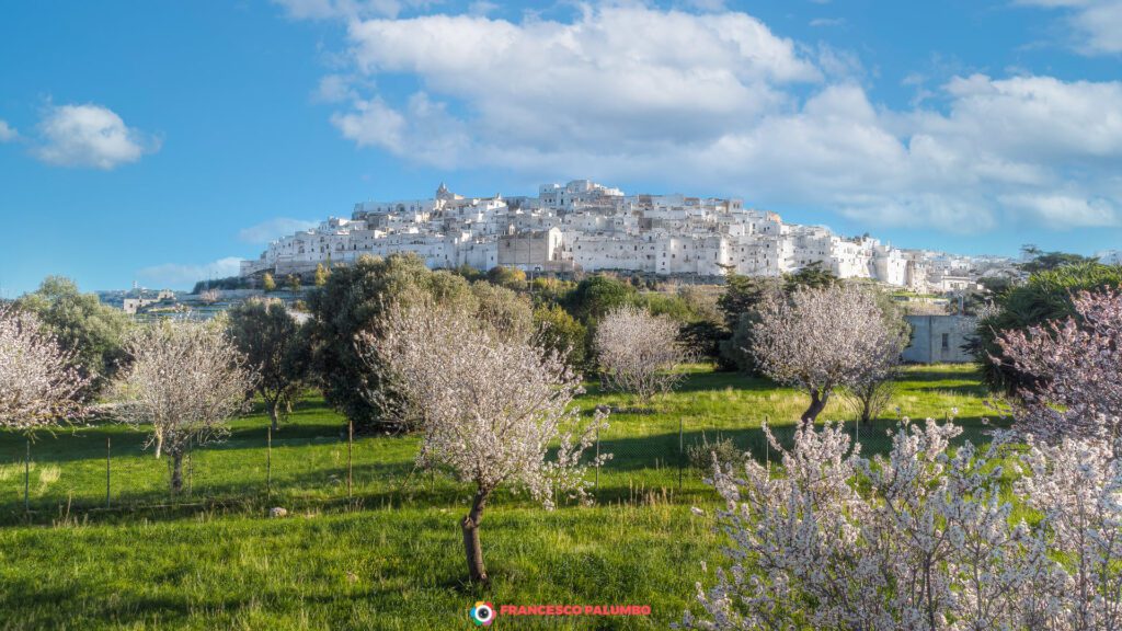Ostuni, the White City, in Italy Puglia Province